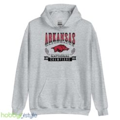 Arkansas National Champions 2023 Mens Indoor Track Field Shirt - Unisex Heavy Blend Hooded Sweatshirt