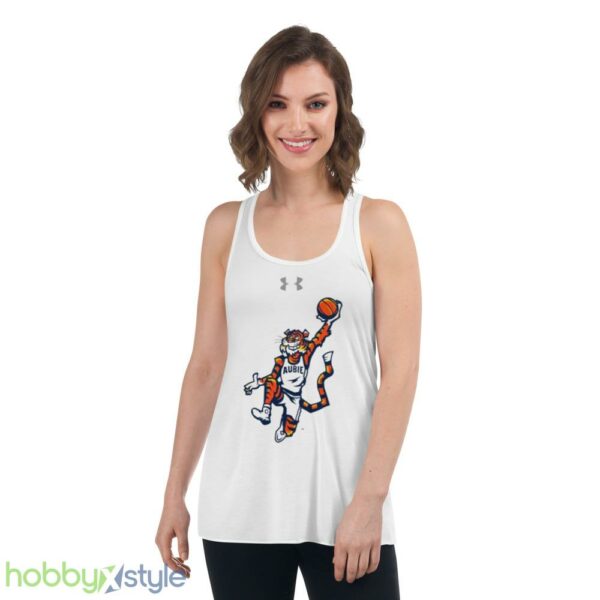 Auburn Basketball Players Wearing Aubie Auburn Tiger shirt - Women's Flowy Racerback Tank