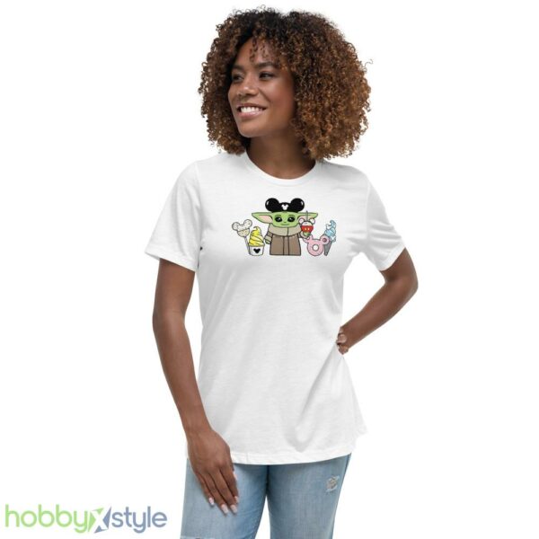 Baby Yoda, Star Wars Shirt, Baby Yoda Shirt, Star Wars Disney Shirt - Women's Relaxed Short Sleeve Jersey Tee