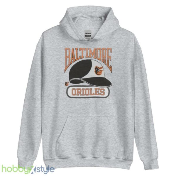 Baltimore Orioles Helmet 2023 shirt - Unisex Heavy Blend Hooded Sweatshirt