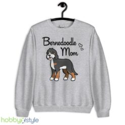 Bernedoodle Mom Dog Lovers shirt - Unisex Heavy Blend Crewneck Sweatshirt