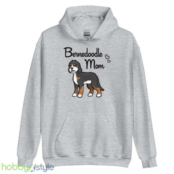 Bernedoodle Mom Dog Lovers shirt - Unisex Heavy Blend Hooded Sweatshirt