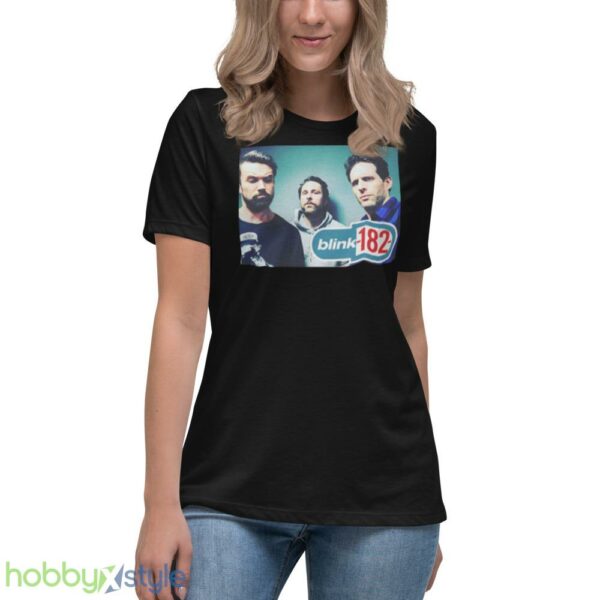 Blink 182 The Gang Shirt - Women's Relaxed Short Sleeve Jersey Tee