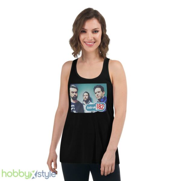 Blink 182 The Gang Shirt - Women's Flowy Racerback Tank