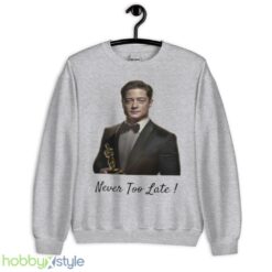 Bredan Fraser Oscar Win Trendy Sweatshirt - Unisex Heavy Blend Crewneck Sweatshirt