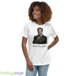 Bredan Fraser Oscar Win Trendy Sweatshirt - Women's Relaxed Short Sleeve Jersey Tee