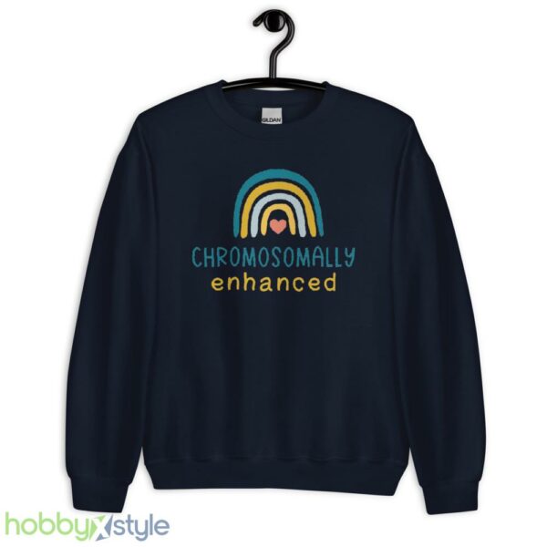 Chromosomally Enhanced T shirt - Unisex Crewneck Sweatshirt-1