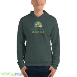 Chromosomally Enhanced T shirt - Unisex Fleece Pullover Hoodie-1