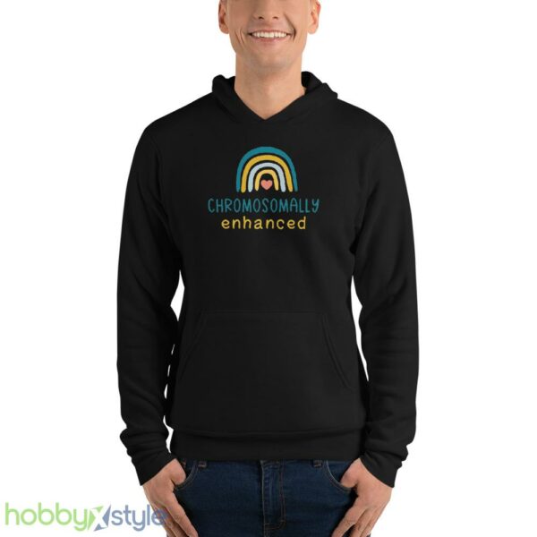Chromosomally Enhanced T shirt - Unisex Fleece Pullover Hoodie