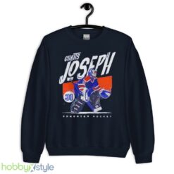 curtis Joseph Edmonton Oilers hockey shirt - Unisex Crewneck Sweatshirt-1