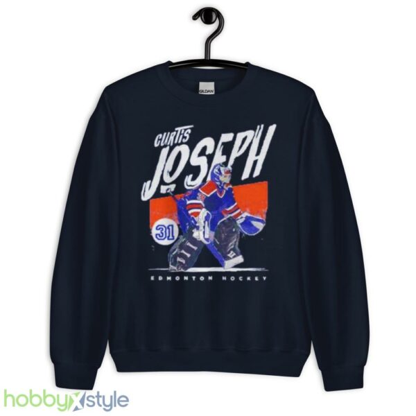 curtis Joseph Edmonton Oilers hockey shirt - Unisex Crewneck Sweatshirt-1