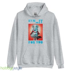 Cute Borzoi Dog As Superhero shirt - Unisex Heavy Blend Hooded Sweatshirt