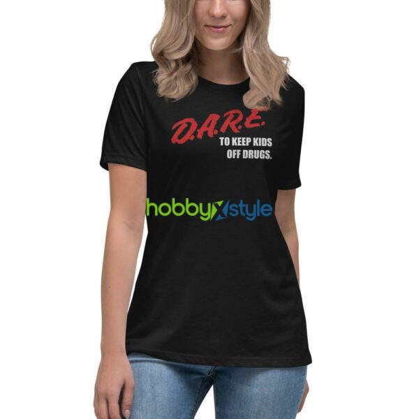 DARE Vintage Shirt With The 80s or 90s clothing retro shirt vibe - Women's Relaxed Short Sleeve Jersey Tee