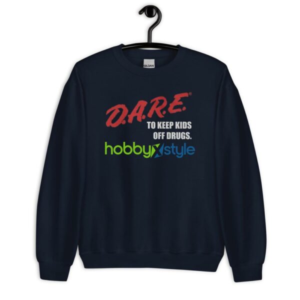 DARE Vintage Shirt With The 80s or 90s clothing retro shirt vibe - Unisex Crewneck Sweatshirt-1