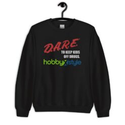 DARE Vintage Shirt With The 80s or 90s clothing retro shirt vibe - Unisex Crewneck Sweatshirt