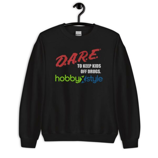 DARE Vintage Shirt With The 80s or 90s clothing retro shirt vibe - Unisex Crewneck Sweatshirt