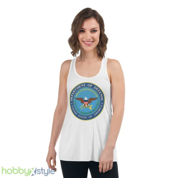 Department Of Defense United States shirt - Women's Flowy Racerback Tank