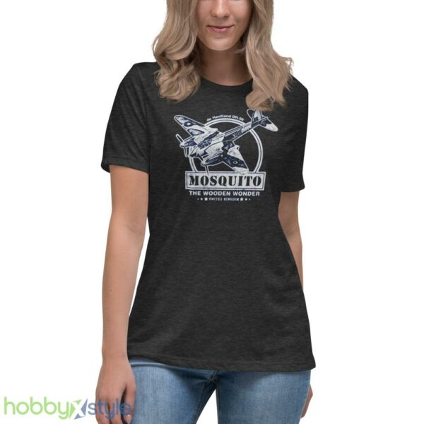 Dh98 Mosquito British Ww2 Aircraft Military Army shirt - Women's Relaxed Short Sleeve Jersey Tee-1