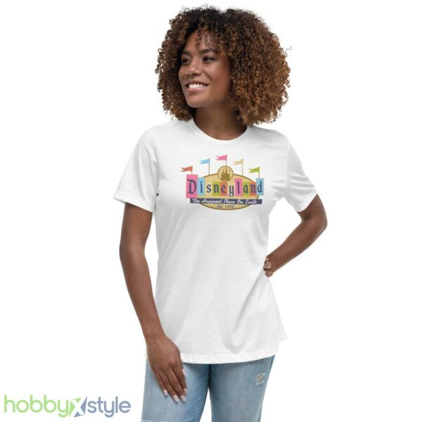 Disneyland Est 1955 Shirt, Vintage Disneyland Shirt - Women's Relaxed Short Sleeve Jersey Tee