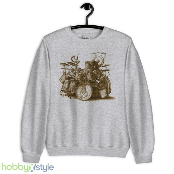 Drummer Gift Octopus Shirt Drum Player Shirt Drummer Shirt - Unisex Heavy Blend Crewneck Sweatshirt