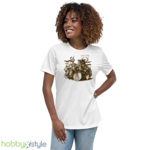 Drummer Gift Octopus Shirt Drum Player Shirt Drummer Shirt - Women's Relaxed Short Sleeve Jersey Tee