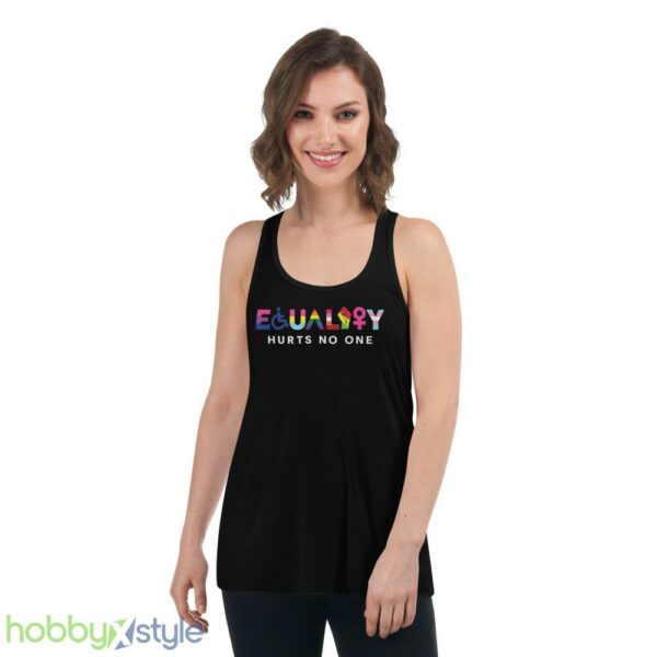 Equality Hurts No One Shirt, Black Lives Matter, Equal Rights, Pride Shirt - Women's Flowy Racerback Tank