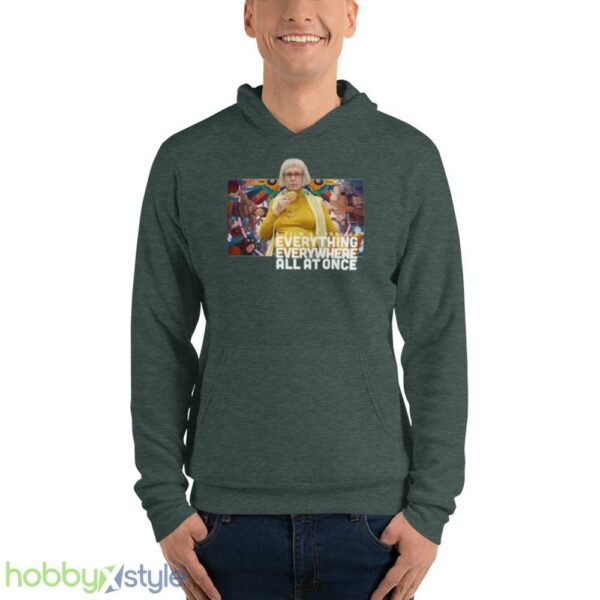 Everything Everywhere All At Once Shirt - Unisex Fleece Pullover Hoodie-1