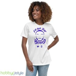 fear the beard Jacob Pullen Kansas State Wildcats shirt - Women's Relaxed Short Sleeve Jersey Tee