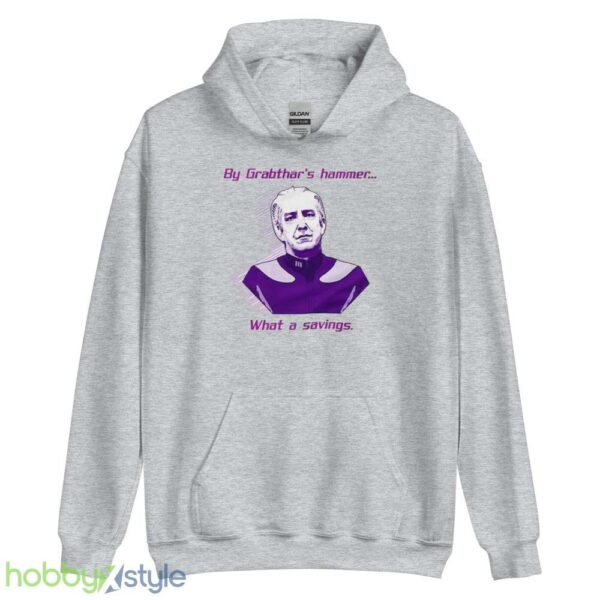 Galaxy Quest By Grabthars Hammer What A Savings Top Tee Best Cute - Unisex Heavy Blend Hooded Sweatshirt