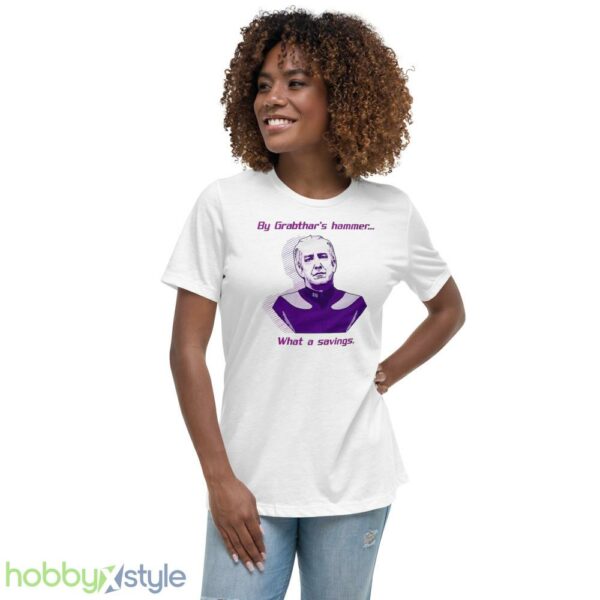Galaxy Quest By Grabthars Hammer What A Savings Top Tee Best Cute - Women's Relaxed Short Sleeve Jersey Tee