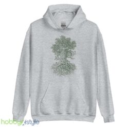 Gnarled Tree Tshirt - Men's Graphic Tee - Tree of Life - Scatterbrain Tees - Unisex Heavy Blend Hooded Sweatshirt