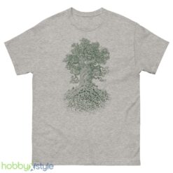 Gnarled Tree Tshirt - Men's Graphic Tee - Tree of Life - Scatterbrain Tees - 500 Men’s Classic Tee Gildan
