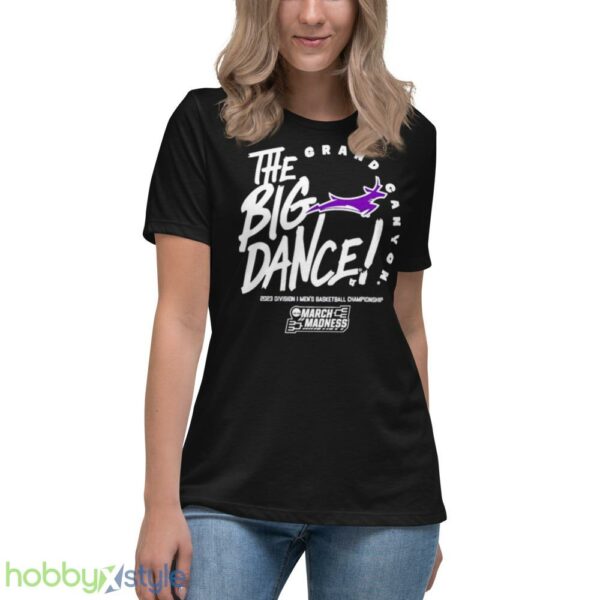 Grand Canyon the big dance March Madness 2023 Division mens basketball championship shirt - Women's Relaxed Short Sleeve Jersey Tee