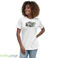 Horace the Frog Shirt, Frog Tshirt, Men's Graphic Tee, Scatterbrain Tees - Women's Relaxed Short Sleeve Jersey Tee