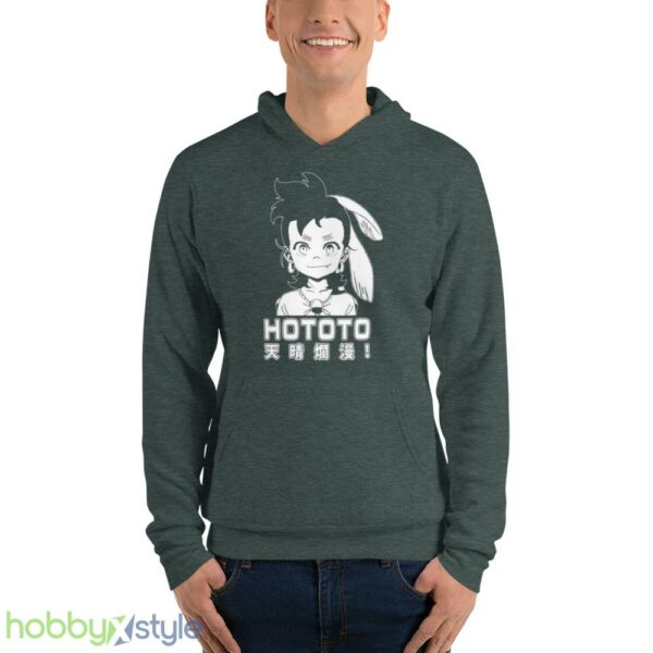 Hototo White Design Appare Ranman shirt - Unisex Fleece Pullover Hoodie-1