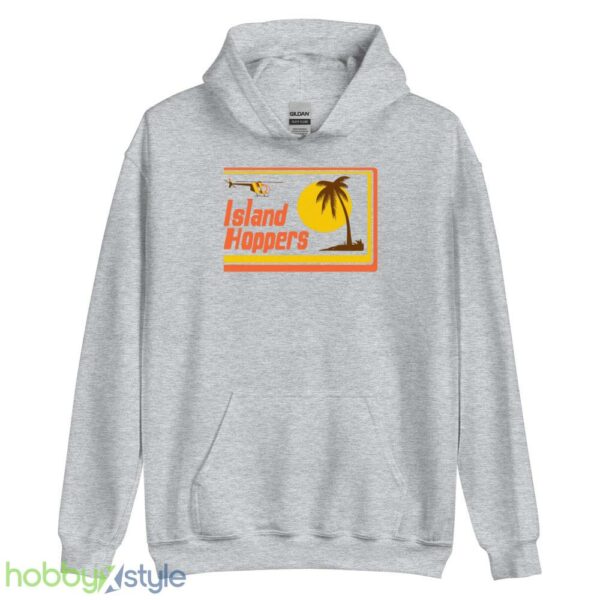 ISLAND HOPPERS - Magnum P.I. Tshirt - Unisex Heavy Blend Hooded Sweatshirt