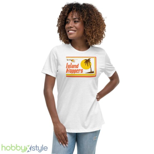 ISLAND HOPPERS - Magnum P.I. Tshirt - Women's Relaxed Short Sleeve Jersey Tee