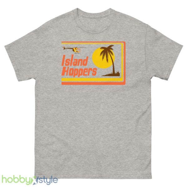ISLAND HOPPERS - Magnum P.I. Tshirt - 500 Men’s Classic Tee Gildan