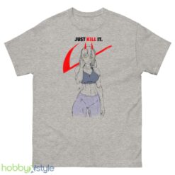 Just Kill It Chainsaw Man Power X Nike Logo shirt - 500 Men’s Classic Tee Gildan