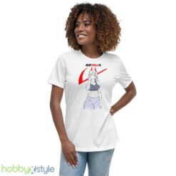 Just Kill It Chainsaw Man Power X Nike Logo shirt - Women's Relaxed Short Sleeve Jersey Tee