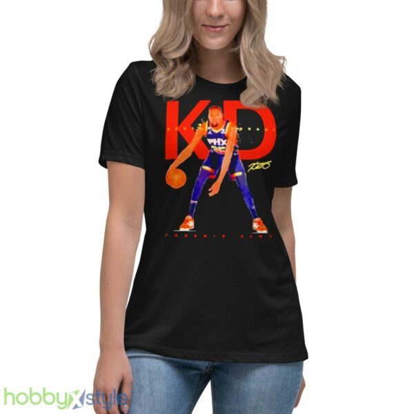 KD Kevin Durant Phoenix Suns basketball signature shirt - Women's Relaxed Short Sleeve Jersey Tee