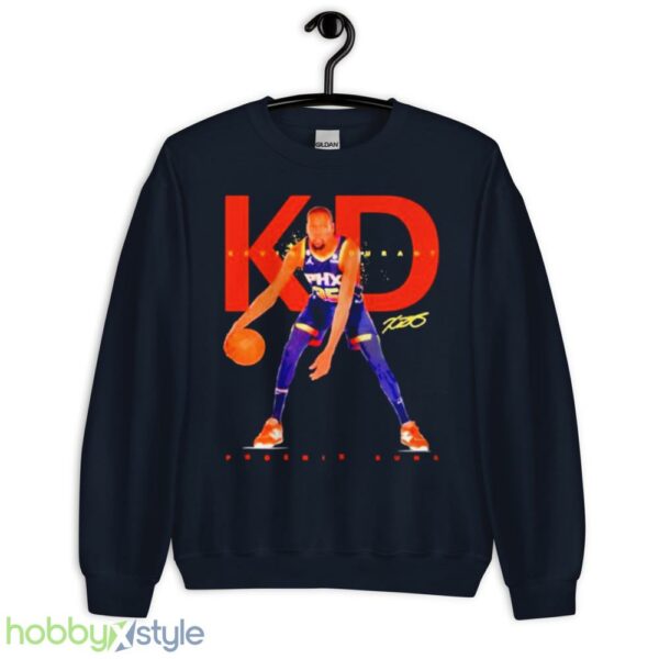 KD Kevin Durant Phoenix Suns basketball signature shirt - Unisex Crewneck Sweatshirt-1