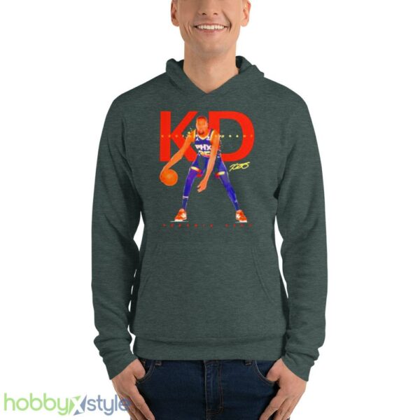 KD Kevin Durant Phoenix Suns basketball signature shirt - Unisex Fleece Pullover Hoodie-1