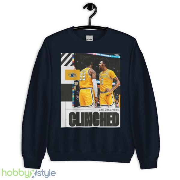 Kent State Golden Flashes 2023 Ncaa Clinched March Madness Shirt - Unisex Crewneck Sweatshirt-1