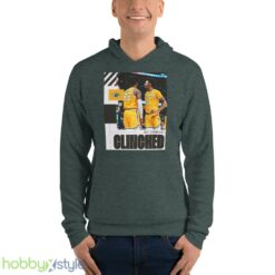 Kent State Golden Flashes 2023 Ncaa Clinched March Madness Shirt - Unisex Fleece Pullover Hoodie-1