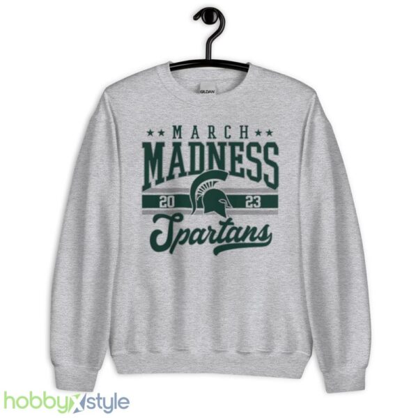 Michigan State Spartans NCAA Mens Basketball Tournament March Madness 2023 Shirt - Unisex Heavy Blend Crewneck Sweatshirt