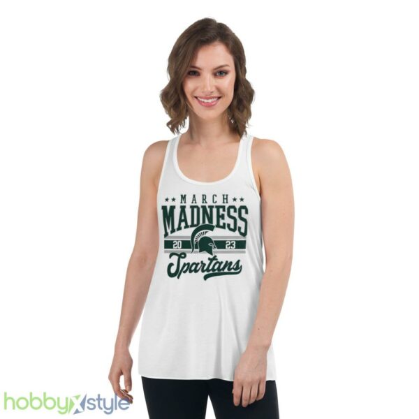Michigan State Spartans NCAA Mens Basketball Tournament March Madness 2023 Shirt - Women's Flowy Racerback Tank