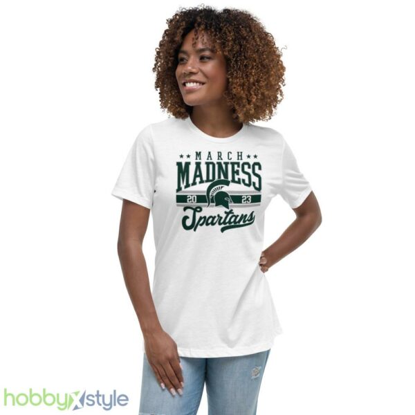 Michigan State Spartans NCAA Mens Basketball Tournament March Madness 2023 Shirt - Women's Relaxed Short Sleeve Jersey Tee