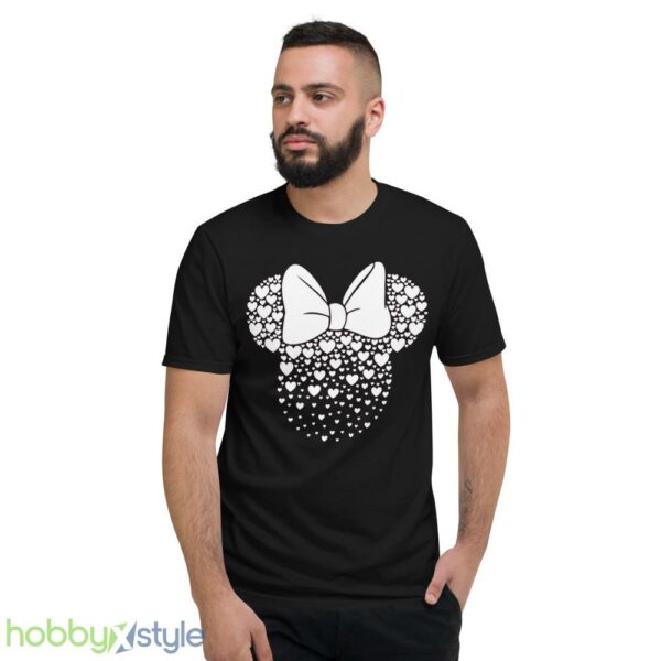 Mickey Minnie Heart Shirt, Minnie Hearts, Minnie Mouse Shirt, Disney Shirt - Short Sleeve T-Shirt
