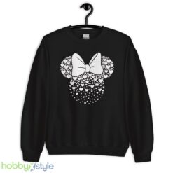 Mickey Minnie Heart Shirt, Minnie Hearts, Minnie Mouse Shirt, Disney Shirt - Unisex Crewneck Sweatshirt